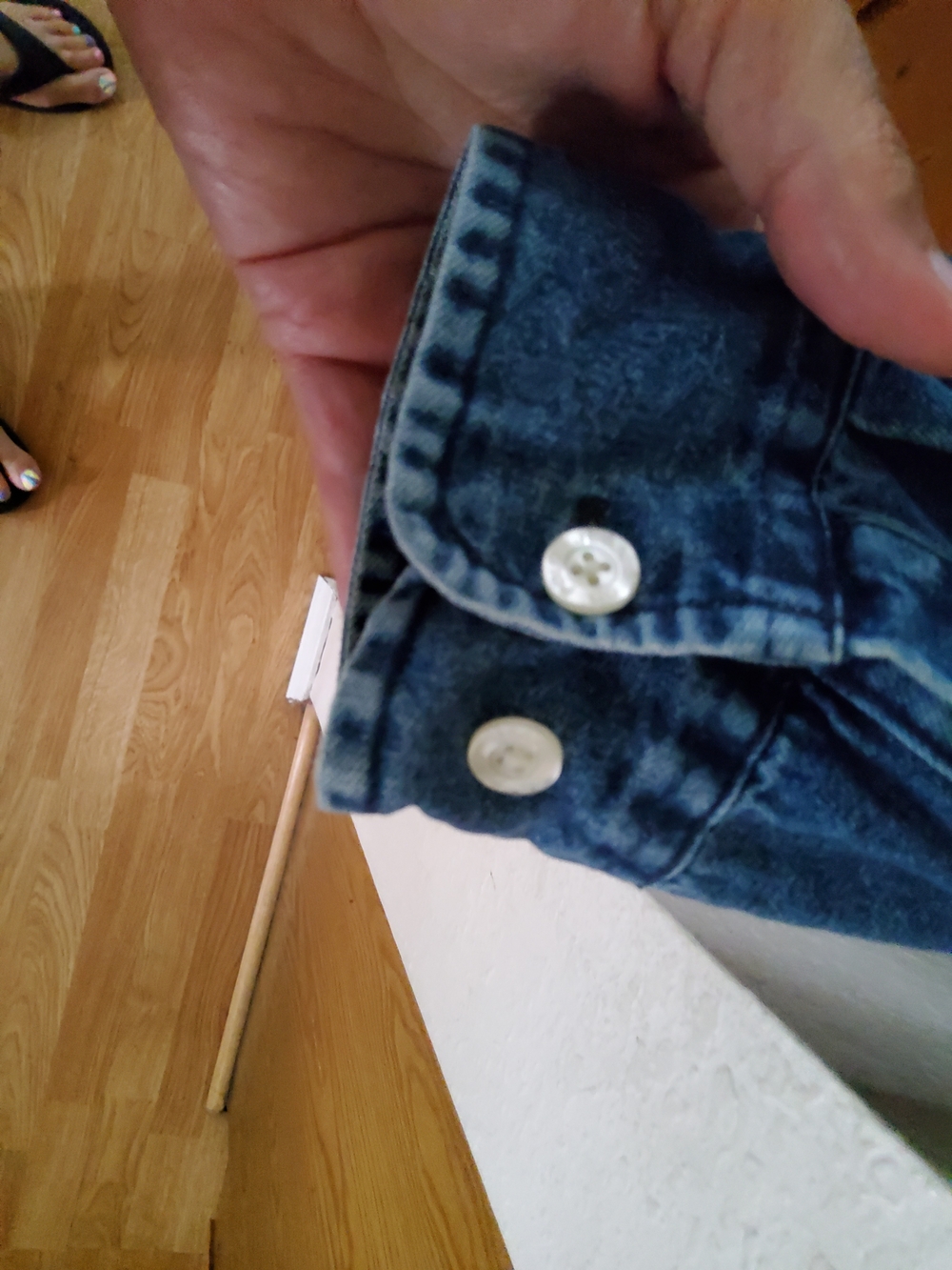 Ralph Lauren Jeans CO Denim Button Down Size XL VGUC Vintage 90's - Picture 6 of 14